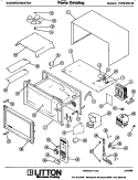 Part Location Diagram of M7D305 Whirlpool NLANTIMER DEC PANEL