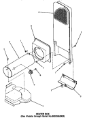HEATER BOX Diagram and Parts List for AG7139  Speed Queen Dryer