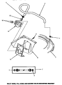 INLET / FILL HOSE & MIXING VLV MTG BRKT Diagram and Parts List for AWM392L  Amana Washer