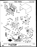 Page 1 Diagram and Parts List for 70/1000  Litton Microwave