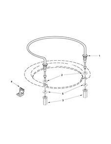 Heater Parts Diagram and Parts List for MDBH949PAM2  Maytag Dishwasher