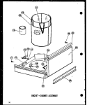 BUCKET + DRAWER ASSY Diagram and Parts List for ESMC-1-AG P1801102T G Maytag Trash Compactor