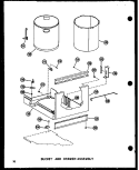 BUCKET AND DRAWER ASSY Diagram and Parts List for ESMC-1-A P1801108T A Maytag Trash Compactor
