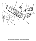 GRAPHIC PANEL, CONTROL HOOD & CONTROLS Diagram and Parts List for NA5321  Amana Washer