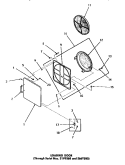 LOADING DOOR (THRU SN 31V9368 & S66Y580) Diagram and Parts List for DG3331  Speed Queen Dryer