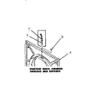 DRUM LIGHT & COVER PLATE Diagram and Parts List for DG3331  Speed Queen Dryer