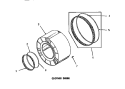 CLOTHES DRUM Diagram and Parts List for DG3331  Speed Queen Dryer