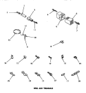 WIRE TERMINALS Diagram and Parts List for DG3331  Speed Queen Dryer