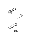 20600 VENT KIT Diagram and Parts List for DG3331  Speed Queen Dryer