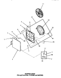 LOADING DOOR (THRU SN 31V9368 & S66Y580) Diagram and Parts List for DG3250  Speed Queen Dryer