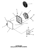 LOADING DOOR Diagram and Parts List for DG3250  Speed Queen Dryer
