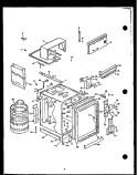 Part Location Diagram of 87428 Whirlpool HINGE DOOR