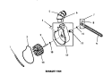 EXHAUST FAN Diagram and Parts List for DG3250  Speed Queen Dryer