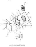 LOADING DOOR (THRU SN 31V9368 & S66Y580) Diagram and Parts List for DG3630  Speed Queen Dryer