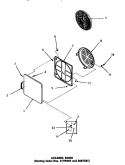LOADING DOOR Diagram and Parts List for DG3630  Speed Queen Dryer