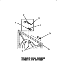 DRUM LIGHT & COVER PLATE Diagram and Parts List for DG3630  Speed Queen Dryer