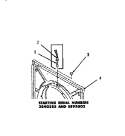DRUM LIGHT & COVER PLATE Diagram and Parts List for DG3630  Speed Queen Dryer