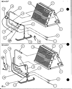 Diagram 6 Diagram and Parts List for AHK20A P1135305C Amana Air Conditioner