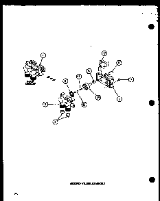 Section 12 Diagram and Parts List for LW1502 P7762132W W Amana Washer