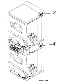 Harnesses 2 Diagram and Parts List for SSE707QF  Speed Queen Dryer