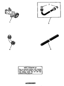 ACCESSORIES Diagram and Parts List for DA6223  Amana Washer