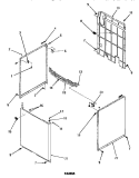 PANELS Diagram and Parts List for DA9043  Speed Queen Washer