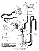 SUDS - WATER SAVER ASSY Diagram and Parts List for DA9043  Speed Queen Washer