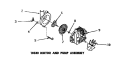 10530 MOTOR & PUMP ASSY Diagram and Parts List for DA6073  Amana Washer