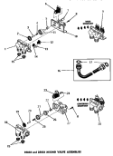 25832 & 25833 MIXING VALVE ASSEMBLIES Diagram and Parts List for DA6073  Amana Washer