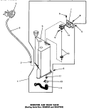 RESERVOIR & DRAIN VALVE Diagram and Parts List for DA6073  Amana Washer