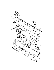 Backguard Diagram and Parts List for 79042533311  Kenmore Range
