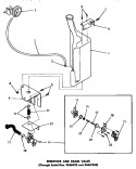 RESERVOIR & DRAIN VALVE Diagram and Parts List for DA9011  Speed Queen Washer