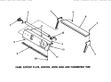 PAN SUPP PLT / CTRL HOOD ENDS & FLOUR TUBE Diagram and Parts List for DA9101  Speed Queen Washer