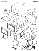 Part Location Diagram of M7D781 Whirlpool NLACONT PNL HSG