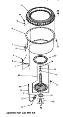 Part Location Diagram of 25980 Whirlpool TUBE,SEDIMENT