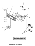 Part Location Diagram of WP24452 Whirlpool Mixer Latch Lever