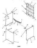 PANELS Diagram and Parts List for DA6101  Amana Washer