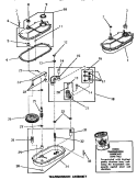 TRANSMISSION ASSY Diagram and Parts List for DA6101  Amana Washer