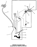 RESERVOIR & DRAIN VALVE Diagram and Parts List for DA6101  Amana Washer
