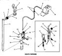 BLEACH DISPENSER Diagram and Parts List for DA6101  Amana Washer