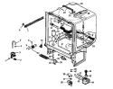 TUB ASSY Diagram and Parts List for CDC550CL P1188329W Amana Dishwasher