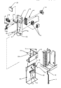 CONTROL PANEL & ELECTRICAL PARTS Diagram and Parts List for 18QZ33TB P1200802R Amana Air Conditioner