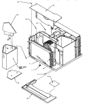 MISCELLANEOUS CHASSIS ASSY PARTS Diagram and Parts List for 5QZ21TB P1200701R Amana Air Conditioner
