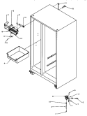 ICE MAKER Diagram and Parts List for GRI2001W P1168202W W Amana Refrigerator