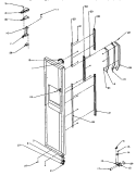 FZ DOOR HINGE AND TRIM PARTS Diagram and Parts List for SPD22Q2L P1181314W L Amana Refrigerator
