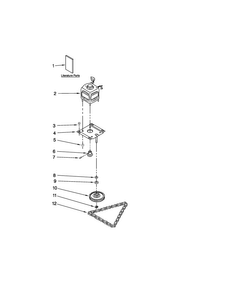 Motor And Drive Parts Diagram and Parts List for TC707S4  Jenn-Air Trash Compactor