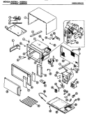 Part Location Diagram of M45D22 Whirlpool STIRRER COVER - RIGHT