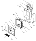 ICE AND WATER CAVITY Diagram and Parts List for SXD22Q2L P1181308W L Amana Refrigerator
