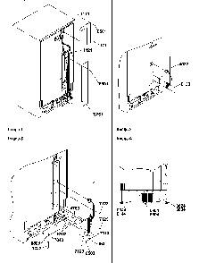 Cabinet Back Diagram and Parts List for SR25TE-P1194002WE  Amana Refrigerator