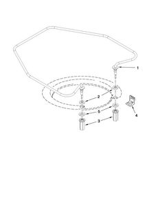 Heater Parts Diagram and Parts List for ADB1600AWS4  Amana Dishwasher